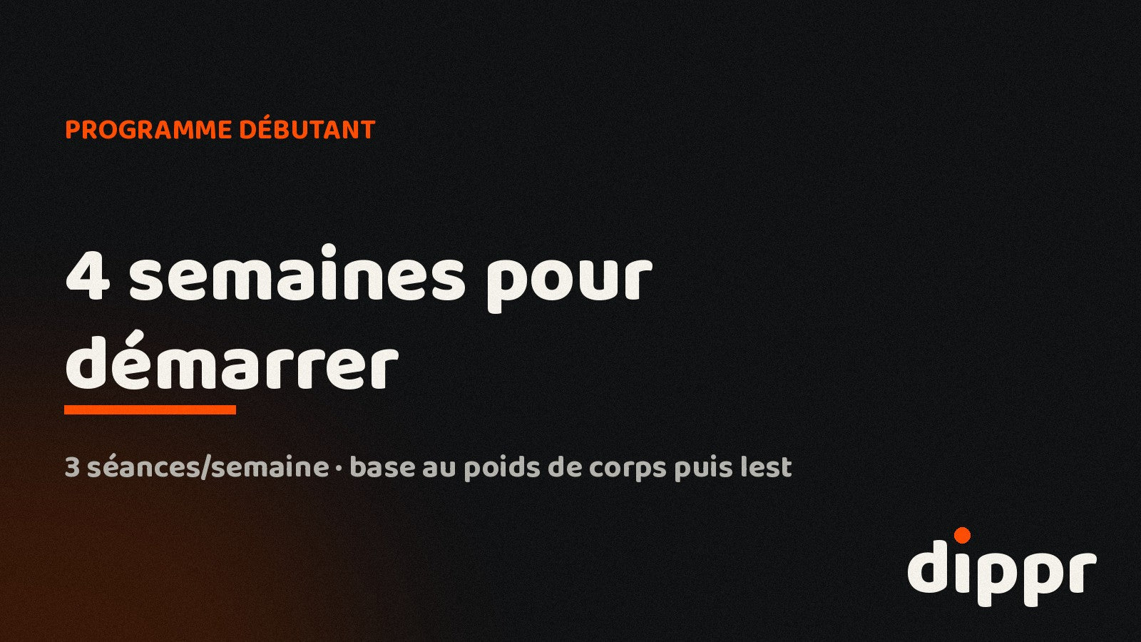 Programme streetlifting débutant : 4 semaines pour démarrer — DIPPR