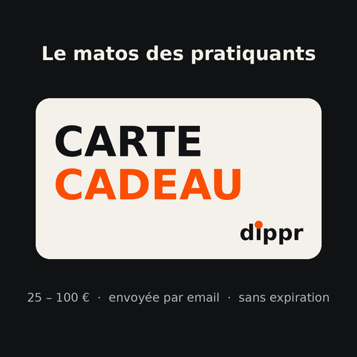 Carte cadeau DIPPR — streetlifting et calisthénie, envoyée par email