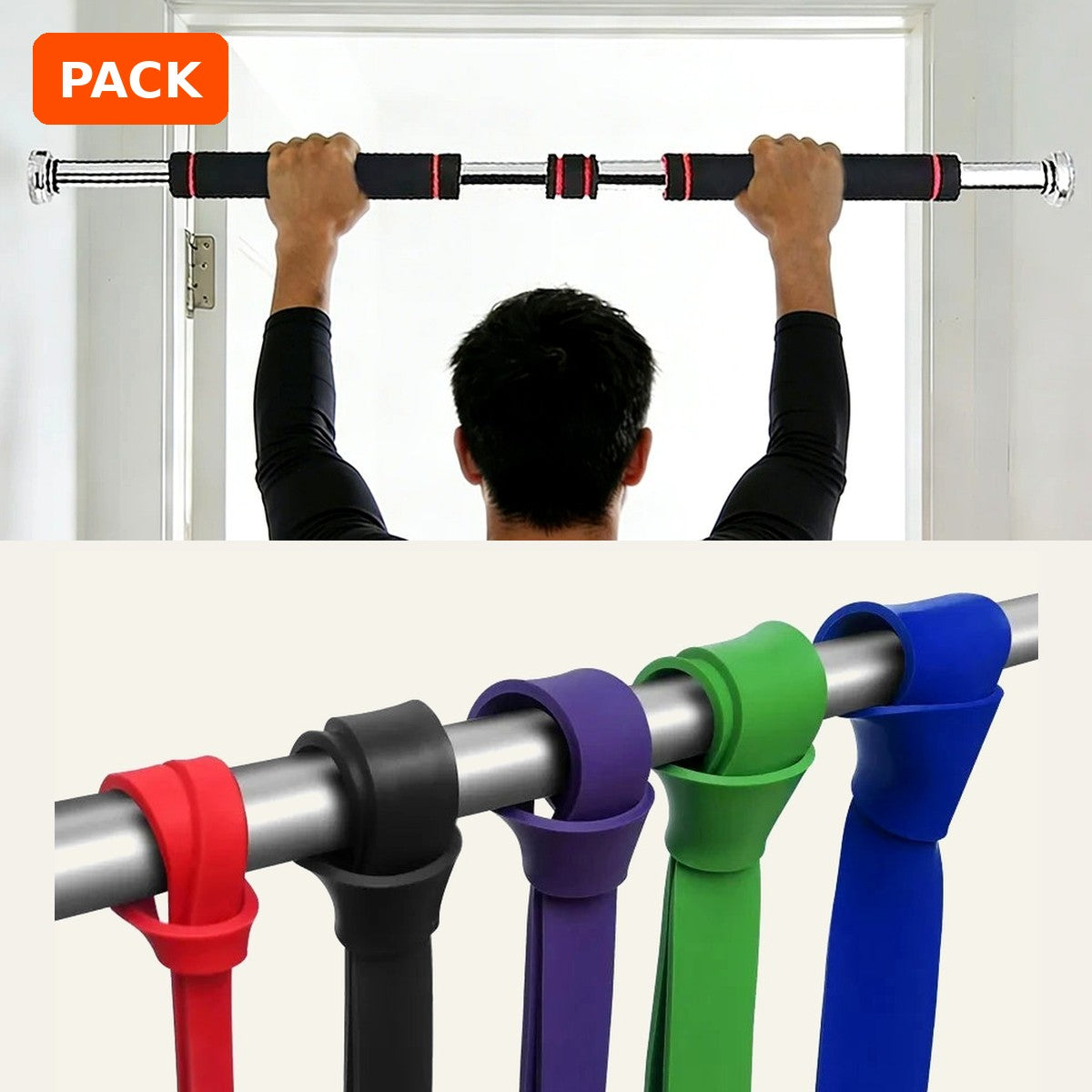 Pack Tractions DIPPR : barre de traction de porte et bande d'assistance